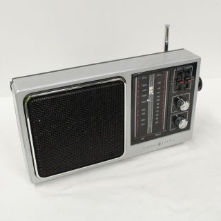 Vintage General Electric Ge Portable Radio Model No.  Ea7 - 2857a 454