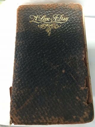 Handwritten Historical Boston Diary 1908 John Quincy Adams Relative