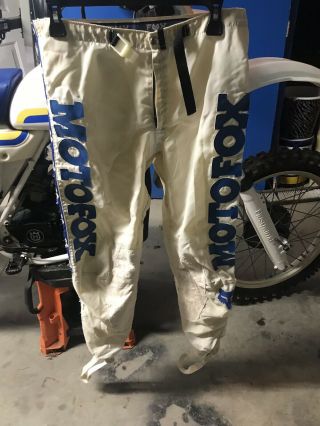 Vintage Moto X Fox Racing Pants