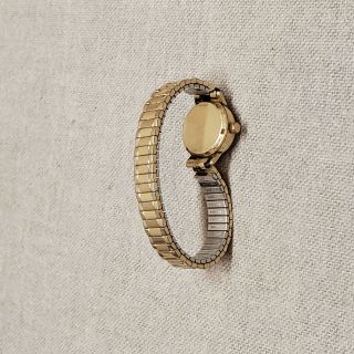 Vintage Omega Ladymatic Watch Wristwatch 14k G.  F. 5
