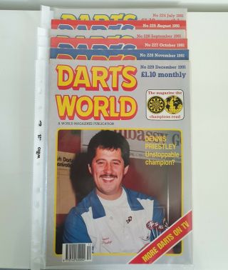 Darts World magazines - All 12 issues 1991 vintage 3
