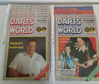 Darts World Magazines - All 12 Issues 1987 Vintage