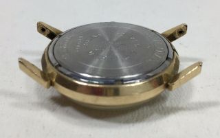 Vintage 1971 Bulova Sea King Men ' s Automatic Wristwatch 17J Not Running Gold Fil 4
