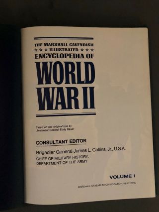 Vintage 1972 Marshall Cavendish World War II WWII Encyclopedia Vol 1 Hitler 3