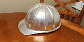 Vintage Aluminum Hard Hat,  Construction,  Miner,  Superlite