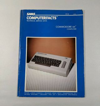 Sams Computerfacts Cc4 - Commodore 64 Computer - Technical Schematics Vintage
