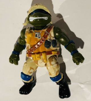 Vintage Playmates Tmnt Teenage Mutant Ninja Turtles Figure Sewer Army Leonardo