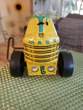 Vintage Marx Tractor Wind Up Tin Litho No.  5