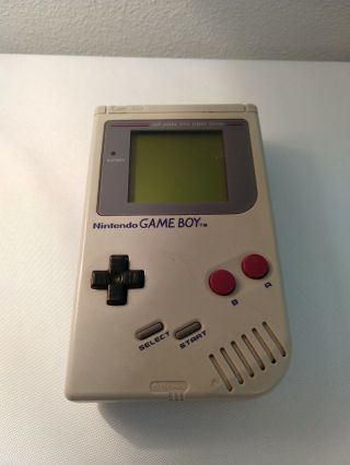 Nintendo Gameboy System Game Boy Handheld 1989 Dmg - 01 Vintage