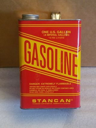 Vintage 1 Gallon Stancan Gas Can
