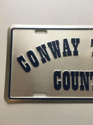 VTG Conway Twitty Country Metal Novelty License Plate Hendersonvill Tenn Music 2