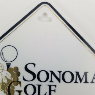 Vintage Rare Golf Bag Tag PGA Sonoma Golf Club California 3