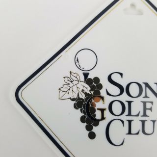 Vintage Rare Golf Bag Tag PGA Sonoma Golf Club California 4
