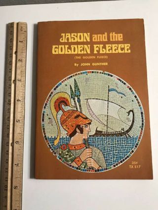 JASON AND THE GOLDEN FLEECE by John Gunther Vintage Book Scholastic Book Series 2