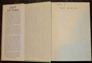 EAST OF EDEN by John Steinbeck 1st Edition w/ misprint 