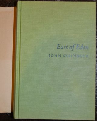 EAST OF EDEN by John Steinbeck 1st Edition w/ misprint 