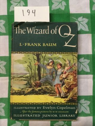 The Wizard Of Oz By L.  Frank Baum (1956)