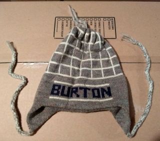 1980s Burton Snowboards Knit Hat Vintage Exc