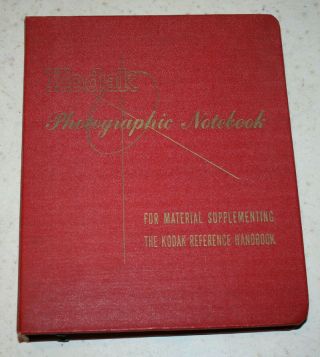 3 Vintage Kodak Books Reference & Professional Handbooks Photographic Notebook 5