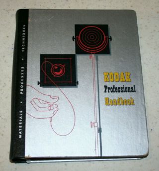 3 Vintage Kodak Books Reference & Professional Handbooks Photographic Notebook 8