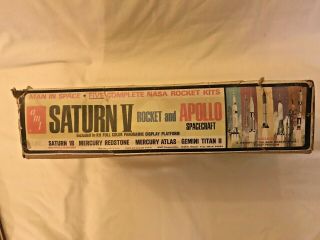 AMT Saturn V Rocket and Apollo Spacecraft 5 Rocket Kits S953500 Vintage 1960 2