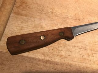 Vintage Chicago Cutlery 78S Fillet knife W/original leather Sheath 6