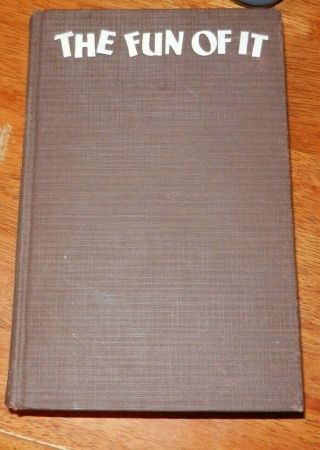 The Fun Of It By Amelia Earhart 1932 1st Edition With Record Illustrated Book