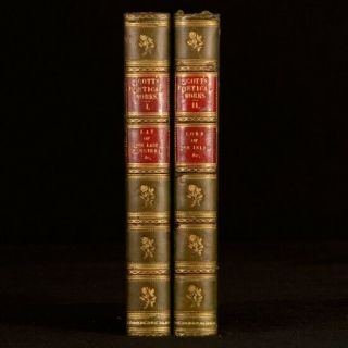 1872 2vols The Poetical Of Sir Walter Scott Centenary Edition Illustrated