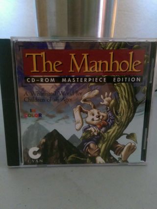 The Manhole CD Rom Masterpiece Ed Apple Macintosh big box 3