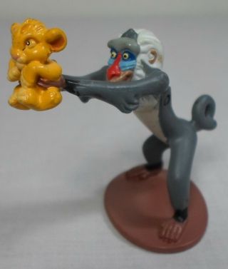 Disney Hasbro Vtg 2002 Lion King 3  Rafiki Rises Simba Pvc Figure Figurine