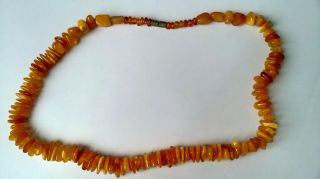 Vintage Amber Necklaces 30.  4 Grams
