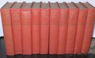 The Of Edith Wharton In 10 Volumes 1914 Illustrated Scarce Scribners