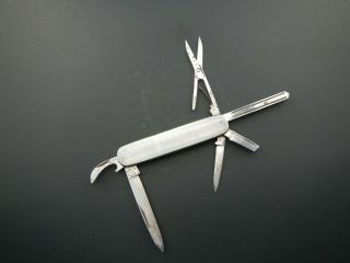 Vintage Voss Pocket Knife Germany - Chickens 2 Blades 3 Tools