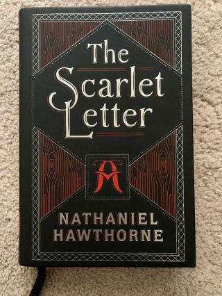 The Scarlet Letter By Nathaniel Hawthorne Leather Bound Collectible - Like