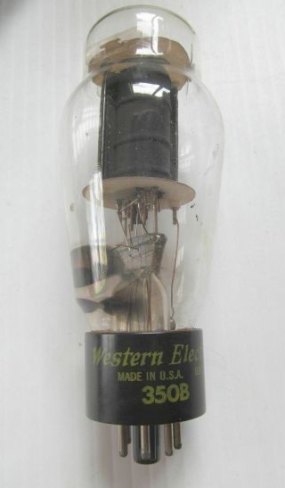 Western Electric 350b Vacuum Tube 026 Date Code