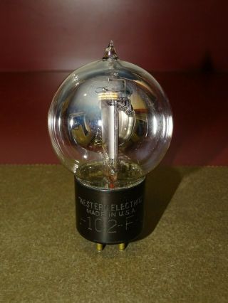 Western Electric Type 102F Tennis Ball Shaped Radio/Audio Tube 2