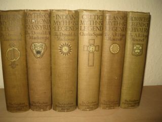 Myths & Legends 6 Volumes Crete,  India,  Babylonia,  Teutonic,  Classic,  & Chivalry