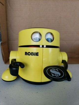 Vintage Radio Shack Robie The Robotic Banker Battery Operated 80s Bank