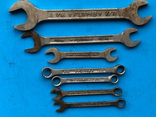 Vintage Plvmb Plomb Plumb Open End Combination Box Wrench Pebble Finish Usa