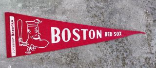 Vintage Bazooka Boston Red Sox Felt Baseball Pennant Miniature 15 "