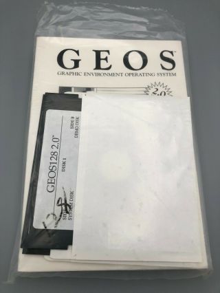 Geos 128 V2.  0 For The Commodore 128