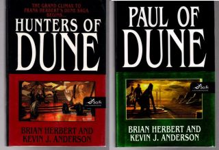 Brian Herbert,  Kevin J.  Anderson Hunters Of Dune,  Paul Of Dune Hc/dj/1st Signed