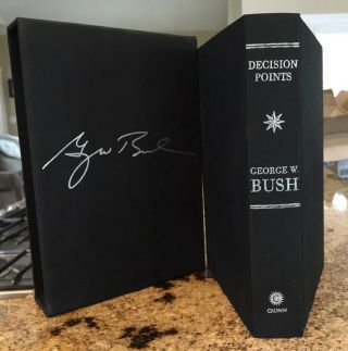President George W Bush Signed Limited Edition Decision Points Numbered 9/11