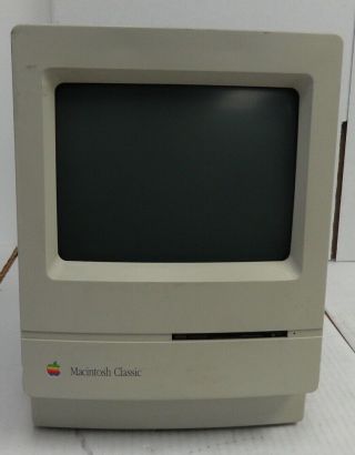 Apple Macintosh Classic Computer M0420 August 1990 Parts/not (4a3.  31.  Jk