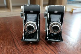 2x Kodak Tourist Cameras,  101mm Anastar F/4.  5 And 105mm Anaston F/4.  5 As/is