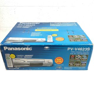 Panasonic Pv - V4623s Vhs Vcr Video Cassette Recorder 4hd Hi - Fi Stereo