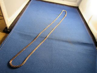 Vintage Sterling Silver 20 " Twisted Chain Necklace Italy