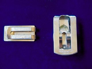 Vintage Collectible Golf Items,  Two Money Clips: Bing Crosby Pro - Am,  Pasatiempo 2