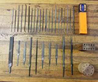 Vintage Machinist Metal Files Toolmaker Milling Rifler Filing Blacksmith Usa