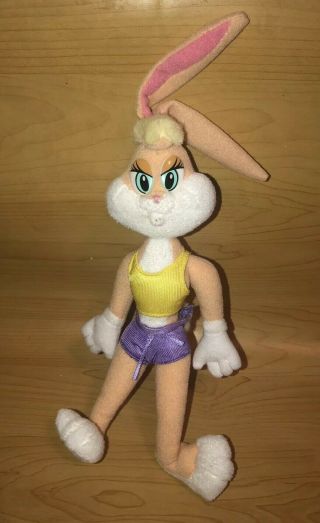 1996 Warner Bros Space Jam Lola Bunny 11” Plush Vintage Mcdonalds